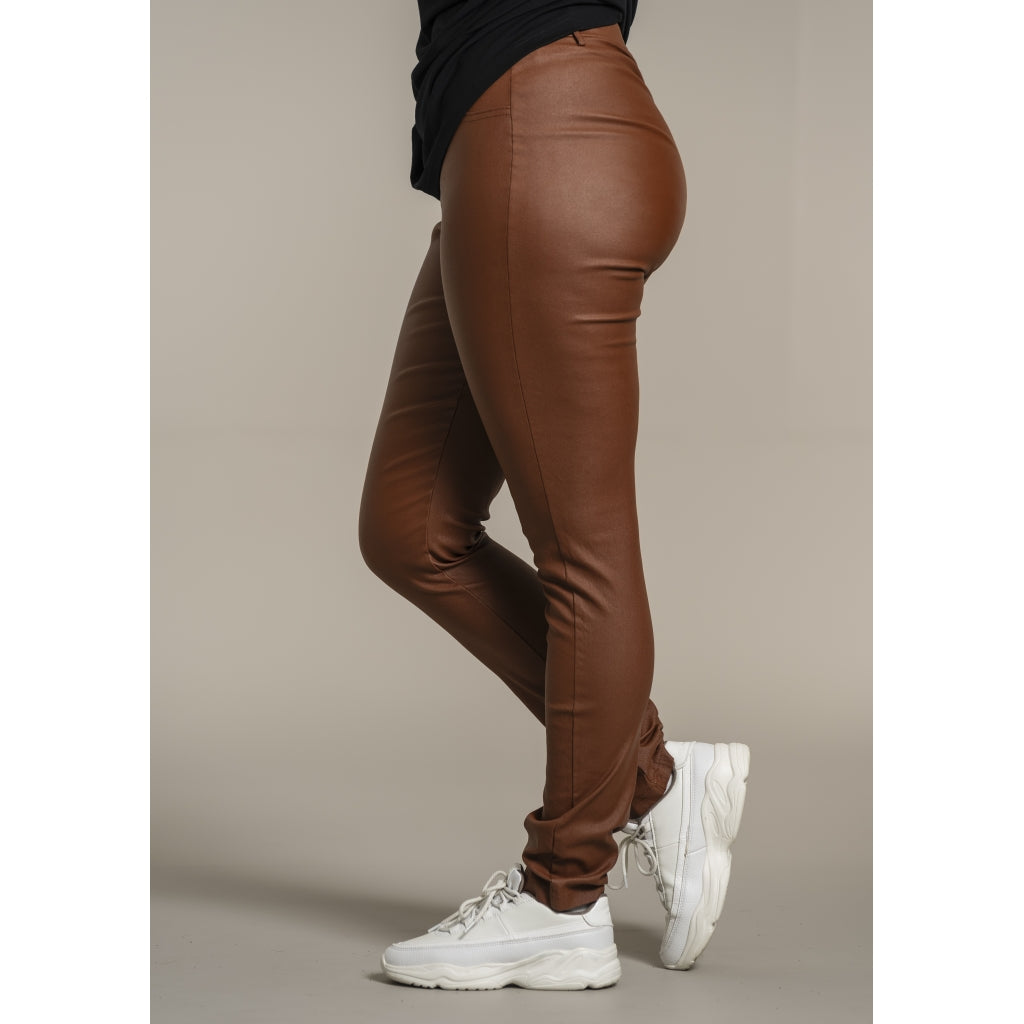Sandgaard Coated pants Pants Cognac