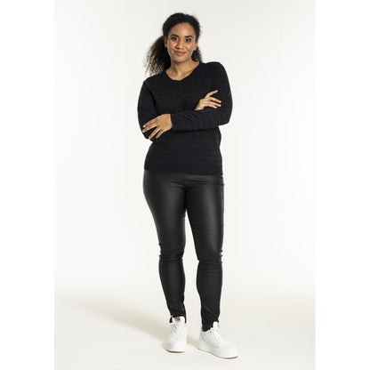 Sandgaard Helsinki - Blouse - Stripes Blouse Dark Blue/Dark Brown