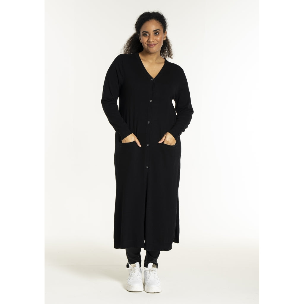 Sandgaard Helsinki - Long Cardigan Cardigan Black