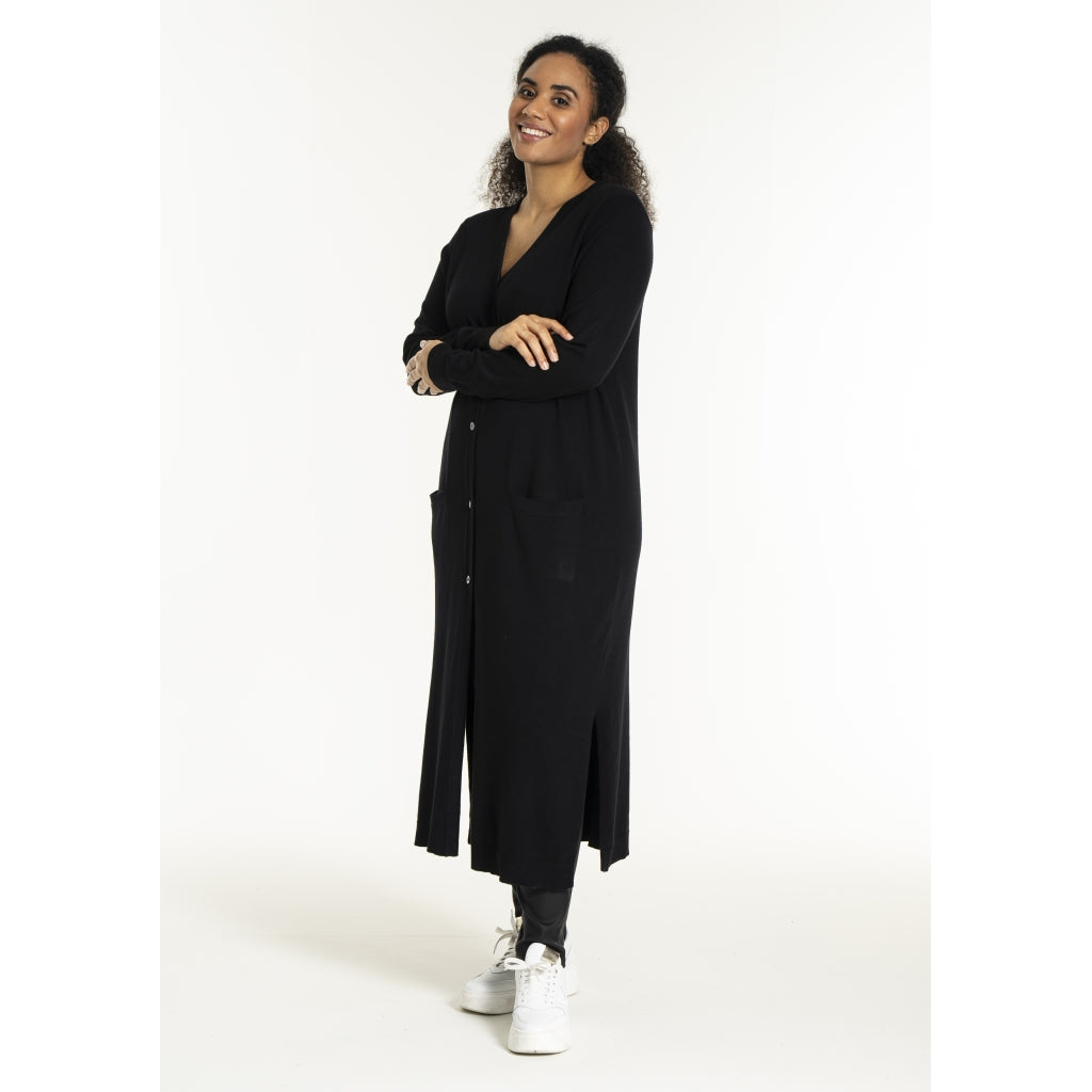 Sandgaard Helsinki - Long Cardigan Cardigan Black