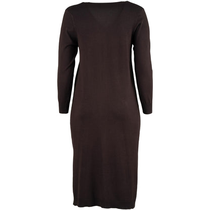 Sandgaard Helsinki - Long Cardigan Cardigan Dark Brown