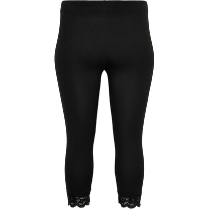 Sandgaard Leggings 3/4 with lace Leggings Black