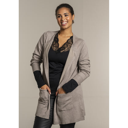 Sandgaard Long Cardigan Long Cardigan Beige melange