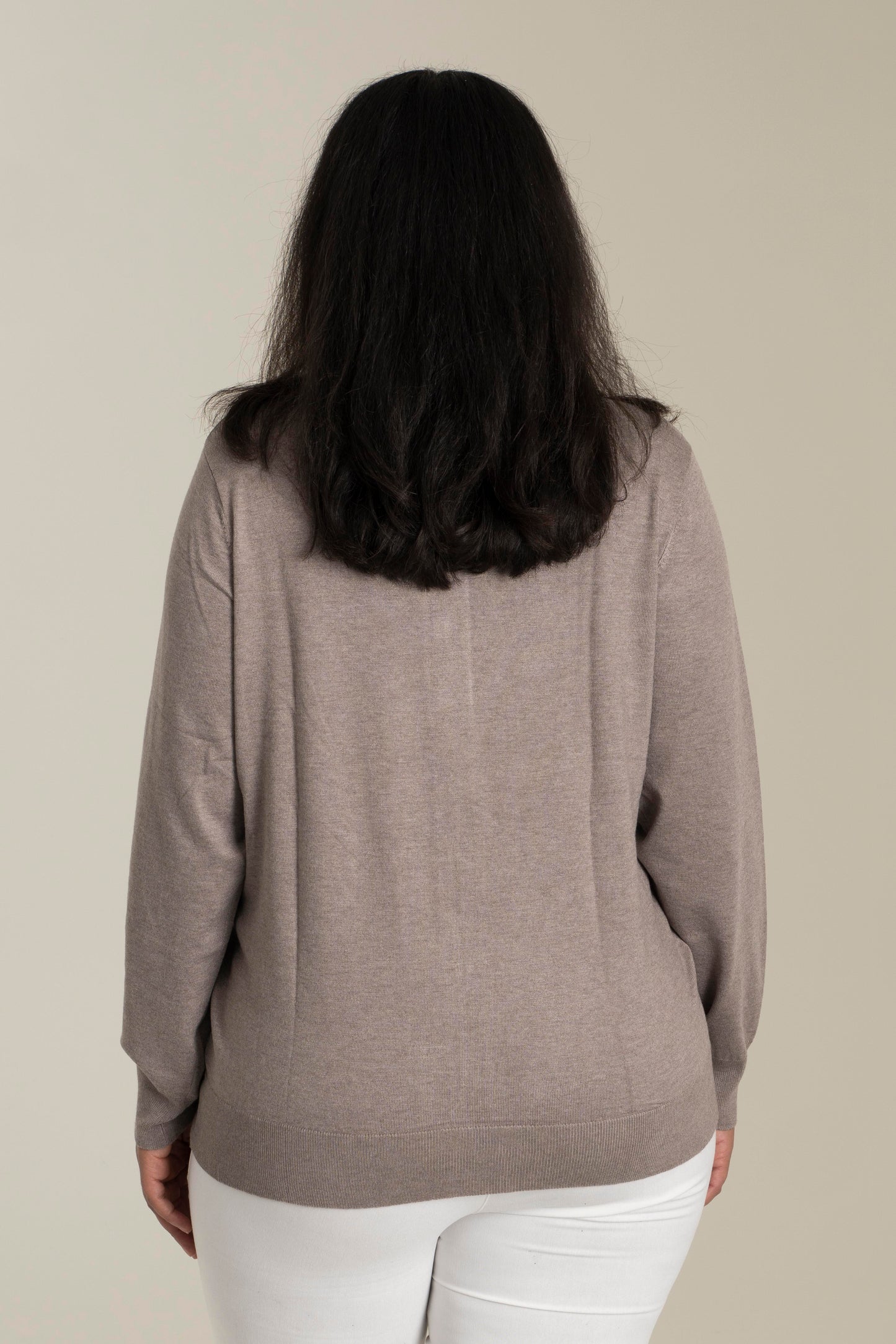 Sandgaard Cardigan Kort Cardigan Beige melange