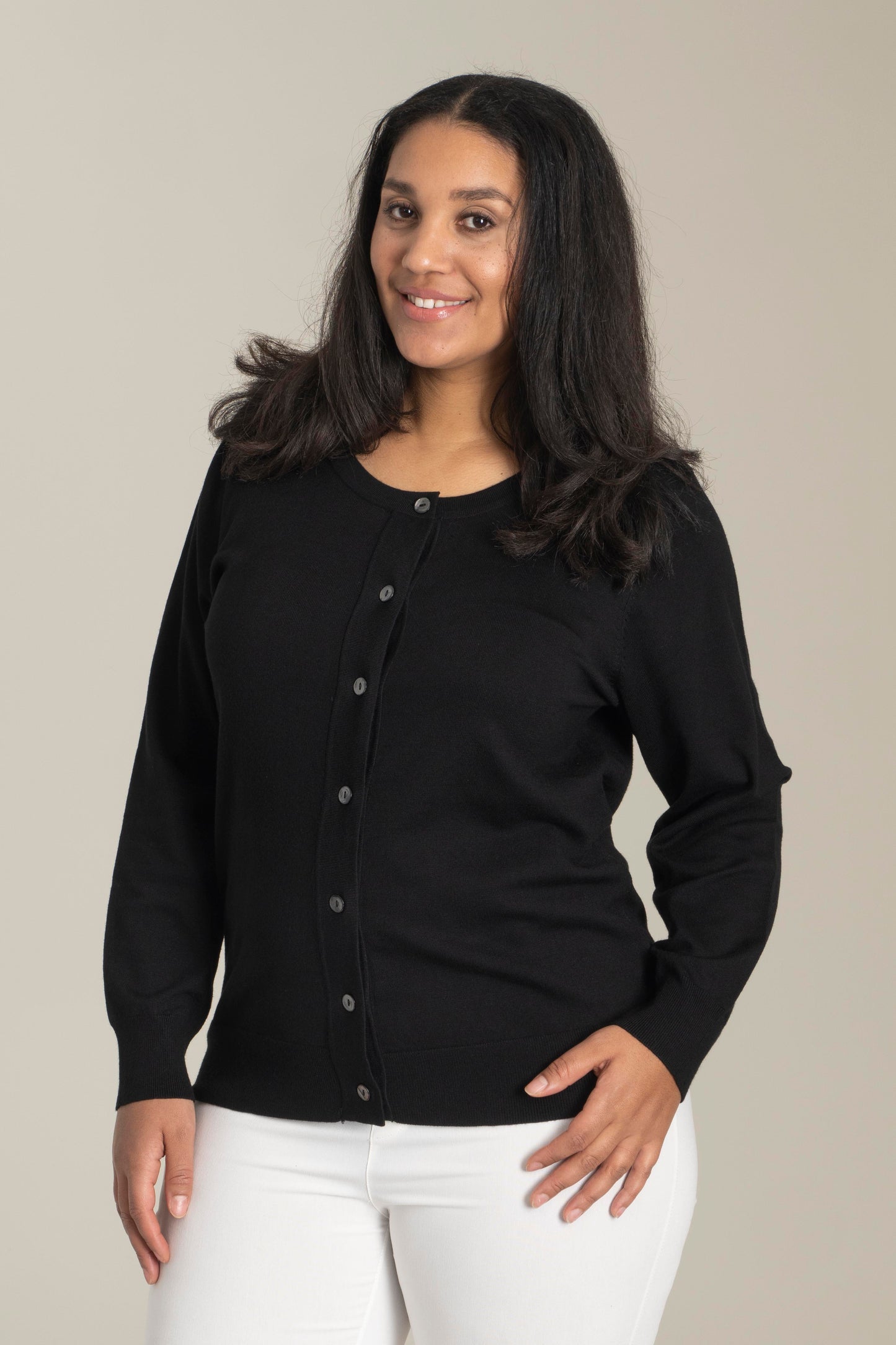 Sandgaard Cardigan Kort Cardigan Black