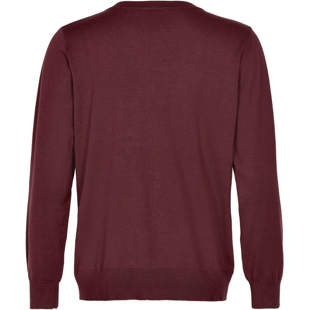 Sandgaard Cardigan Kort Cardigan Bordeaux