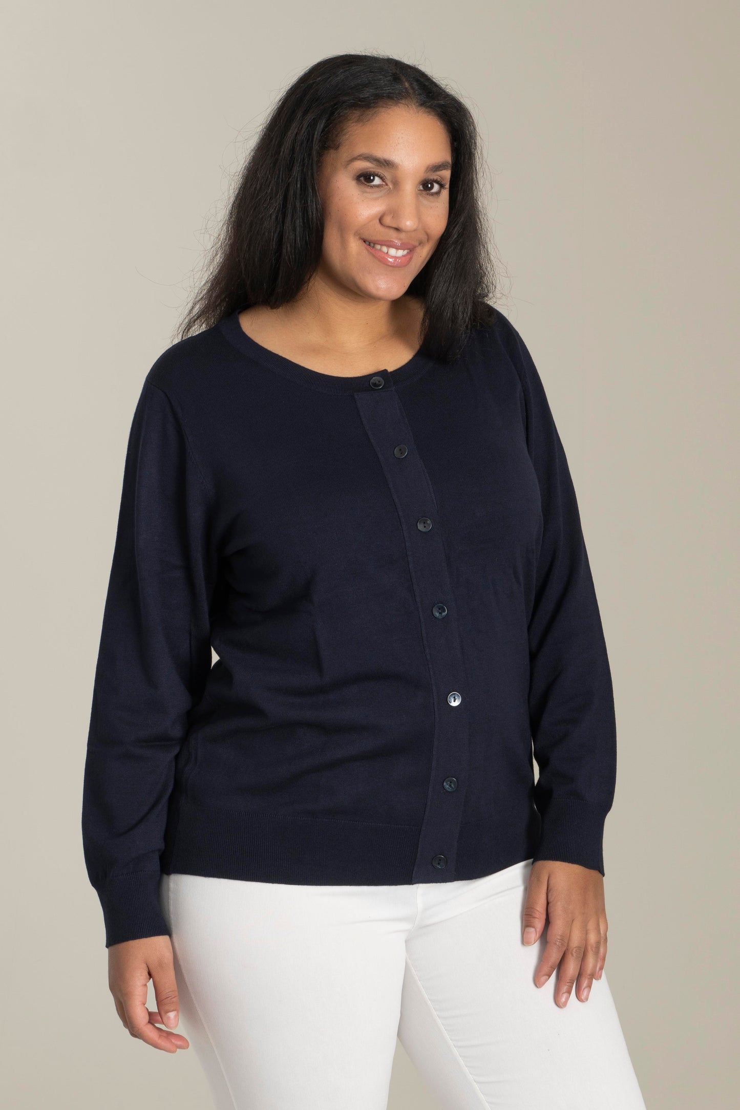 Sandgaard Cardigan Kort Cardigan Dark Blue