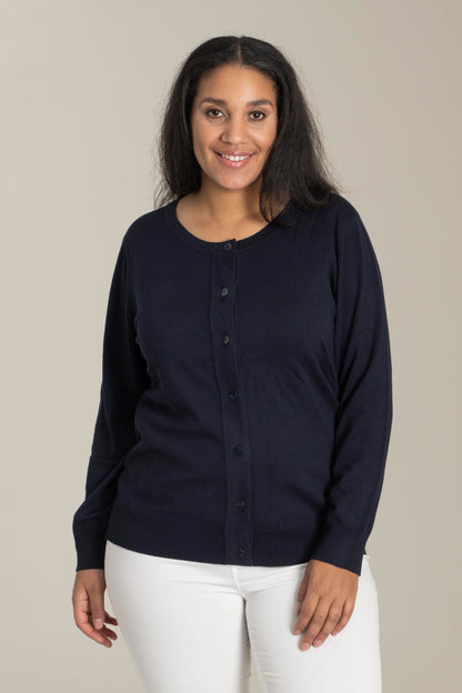 Sandgaard Cardigan Kort Cardigan Dark Blue