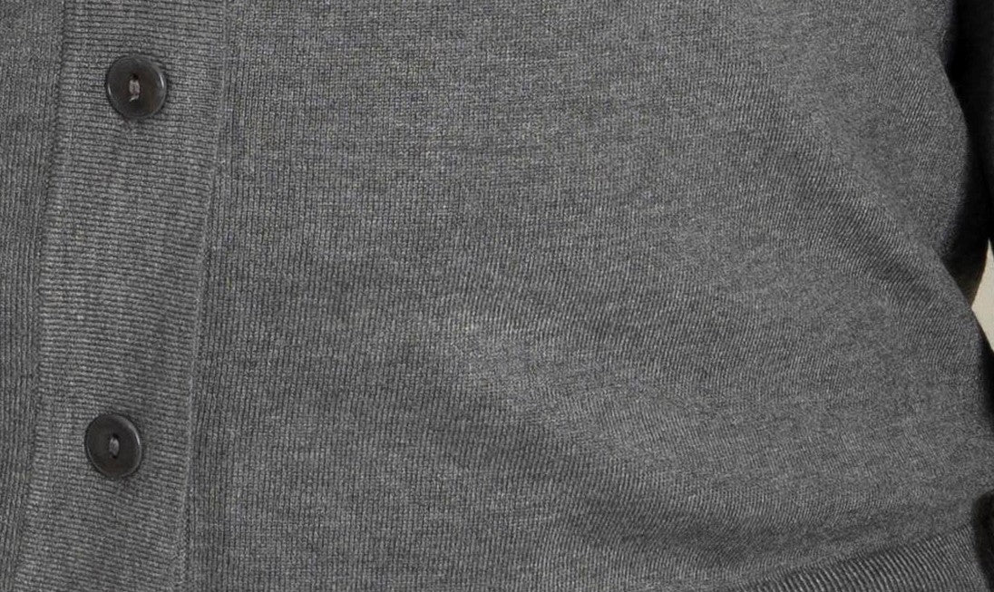 Sandgaard Cardigan Kort Cardigan Grey Melange