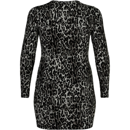 Sandgaard Slim long leo t-shirt Long Top Grey Leoprint