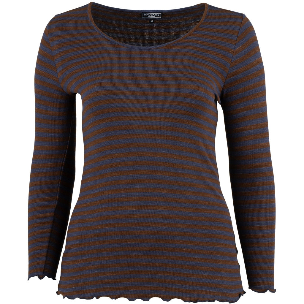 Sandgaard Top Top Dark Blue/Dark Brown