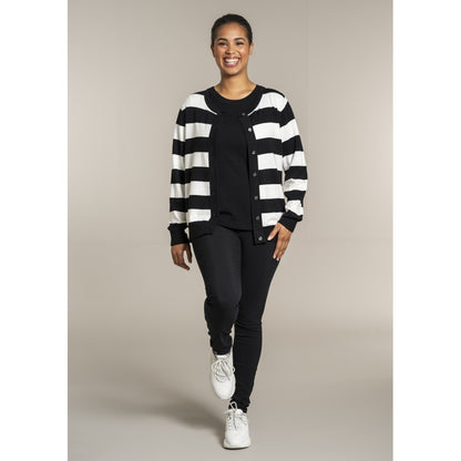 Sandgaard pant Cardigan Black/Offwhite