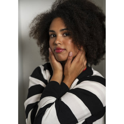 Sandgaard pant Cardigan Black/Offwhite