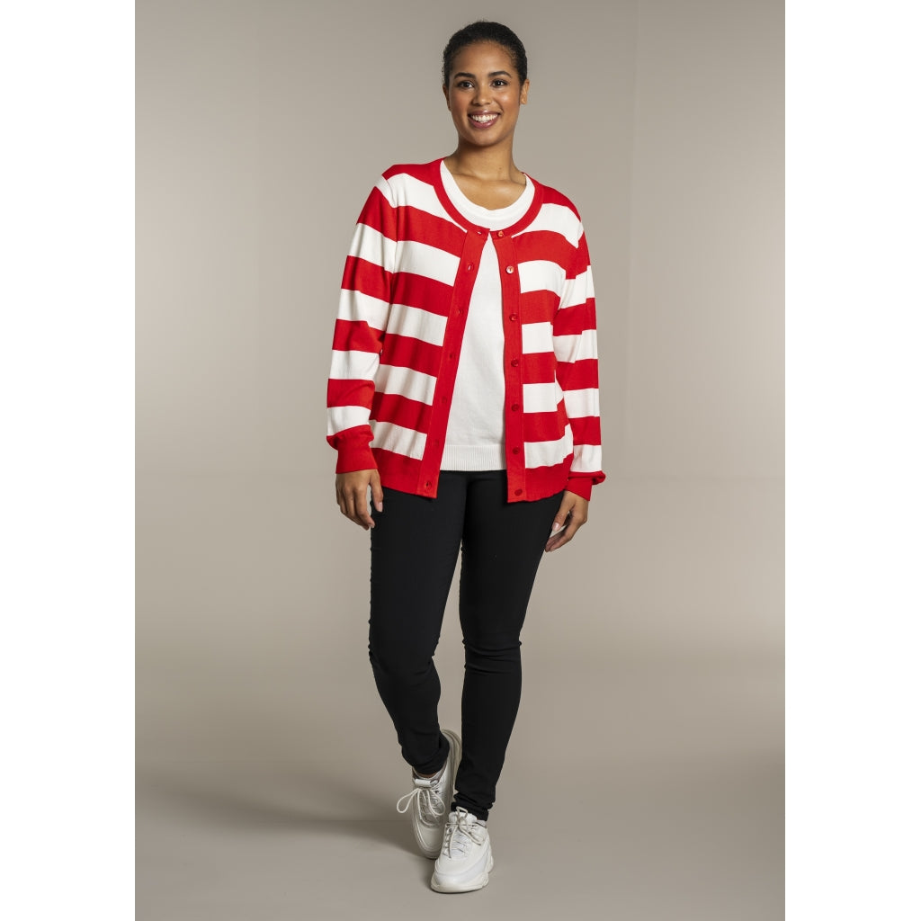 Sandgaard pant Cardigan Mandarin/Offwhite