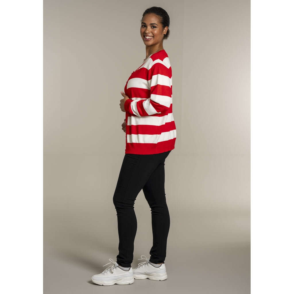 Sandgaard pant Cardigan Mandarin/Offwhite