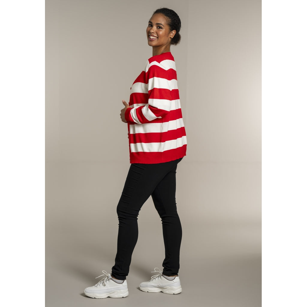 Sandgaard pant Cardigan Mandarin/Offwhite