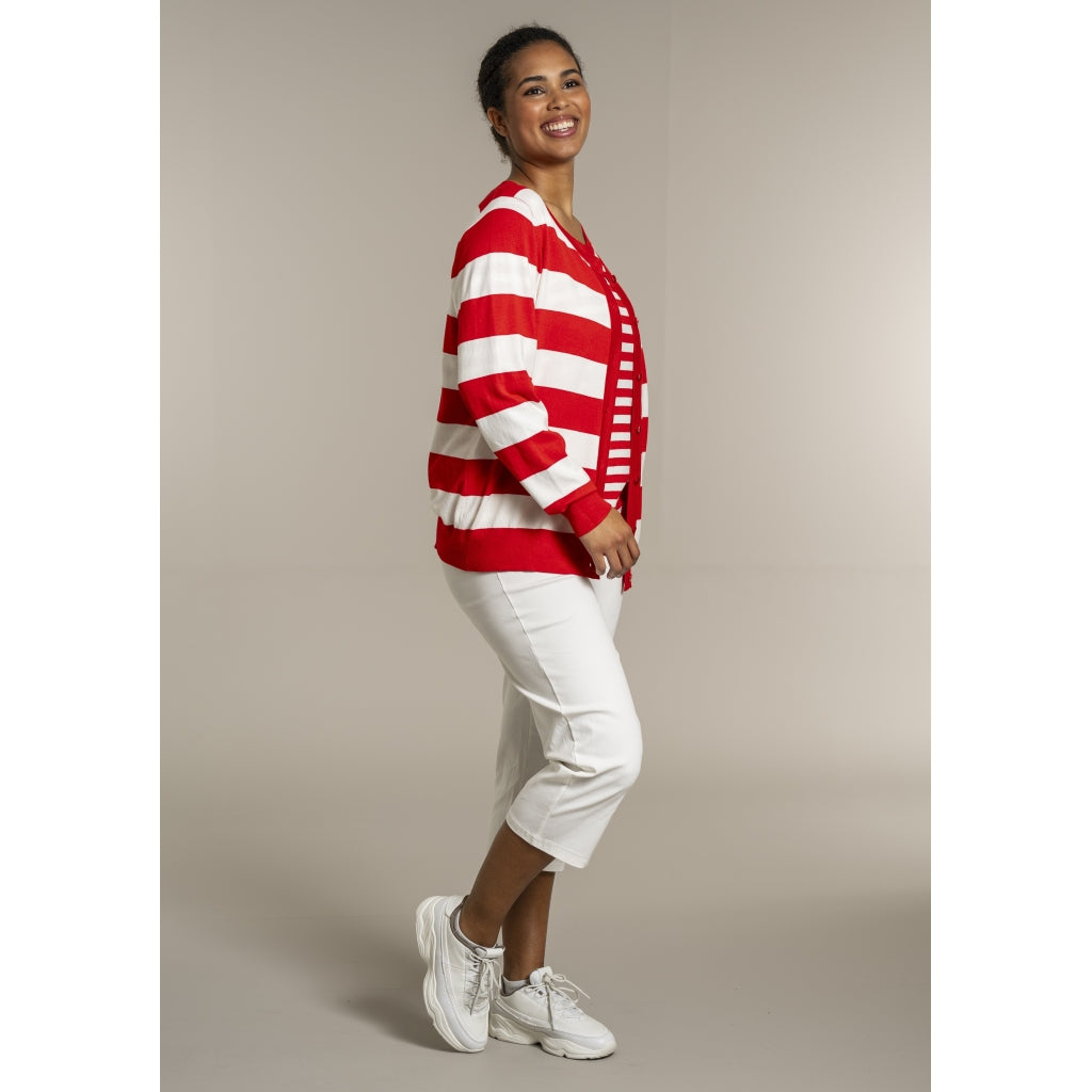 Sandgaard pant Cardigan Mandarin/Offwhite