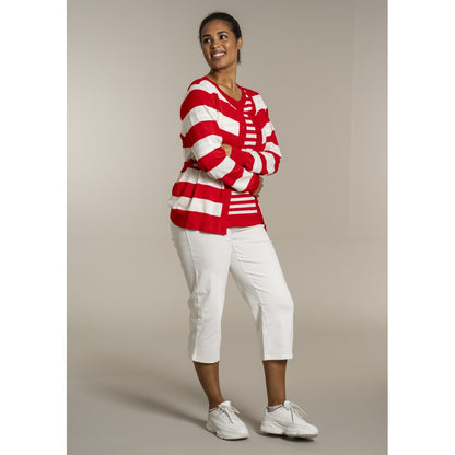 Sandgaard pant Cardigan Mandarin/Offwhite