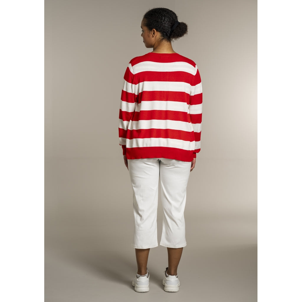 Sandgaard pant Cardigan Mandarin/Offwhite