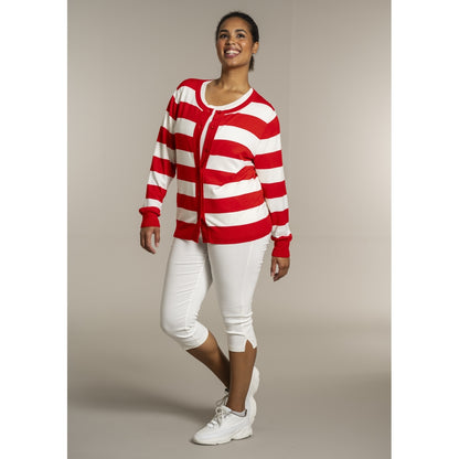 Sandgaard pant Cardigan Mandarin/Offwhite