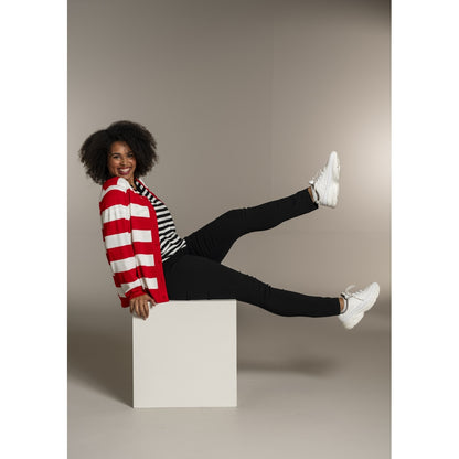 Sandgaard pant Cardigan Mandarin/Offwhite