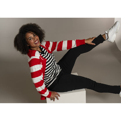 Sandgaard pant Cardigan Mandarin/Offwhite